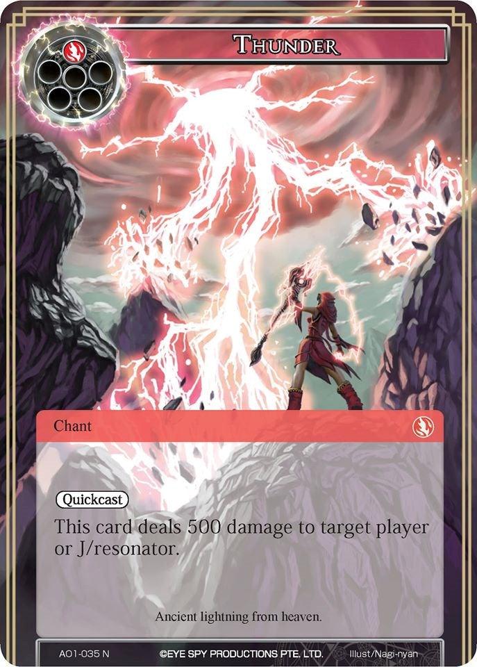 Thunder (AO1-035) [Alice Origin] - POKÉ JEUX