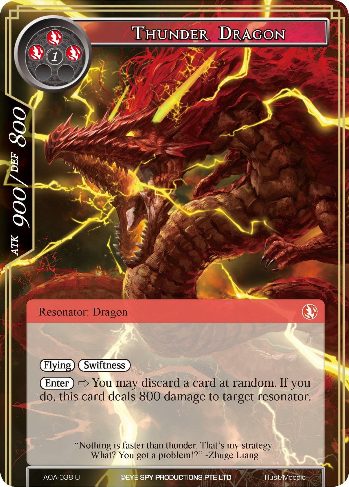 Thunder Dragon (AOA-038) [Awakening of the Ancients] - POKÉ JEUX