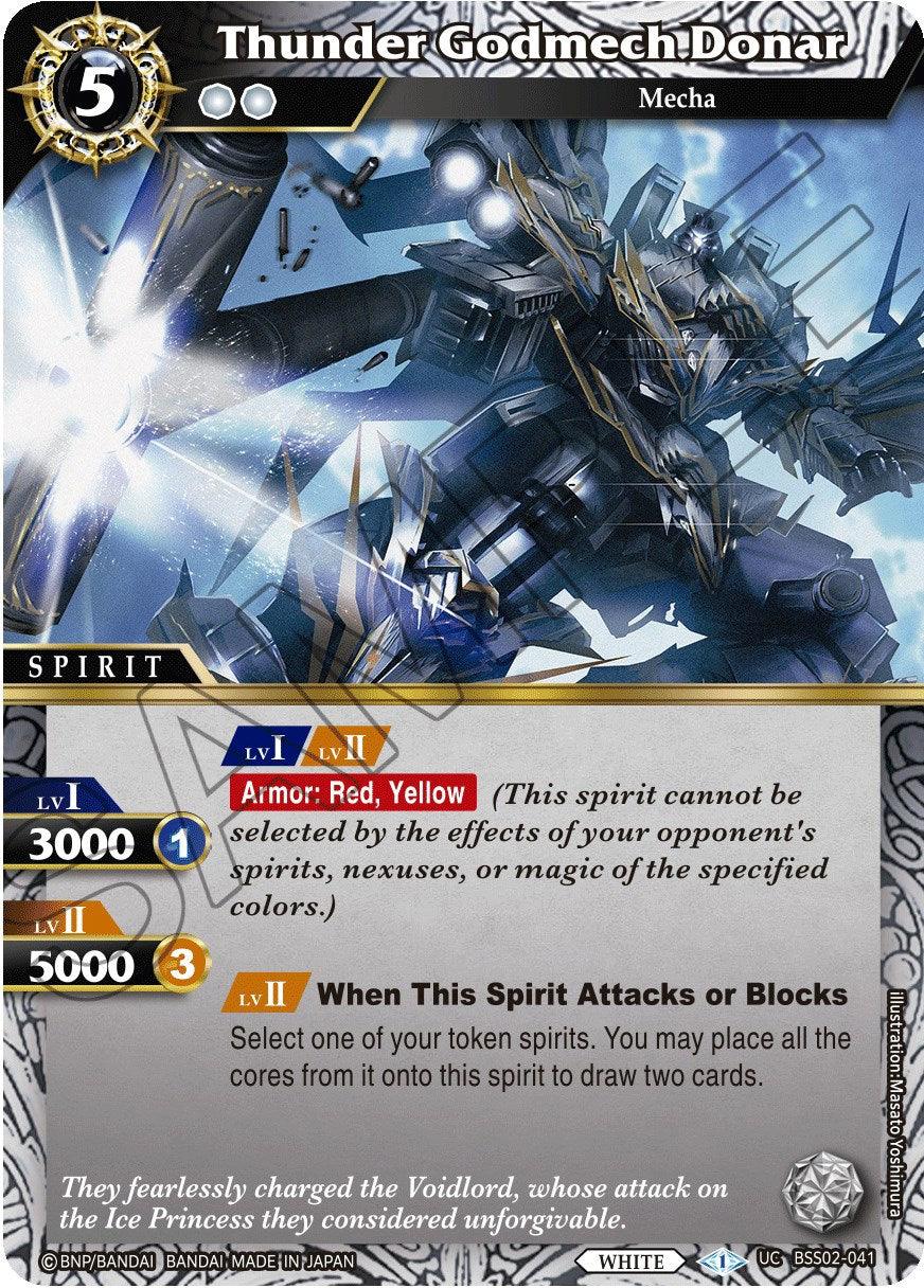 Thunder Godmech Donar (BSS02-041) [False Gods] - POKÉ JEUX