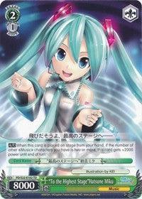 "To the Highest Stage"Hatsune Miku (PD/S22-E102 TD) [Hatsune Miku -Project DIVA- f] - POKÉ JEUX