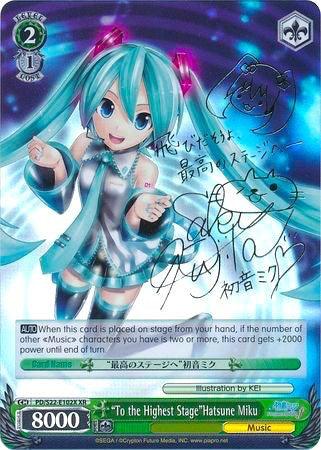 "To the Highest Stage"Hatsune Miku (PD/S22-E102X XR) [Hatsune Miku -Project DIVA- f] - POKÉ JEUX