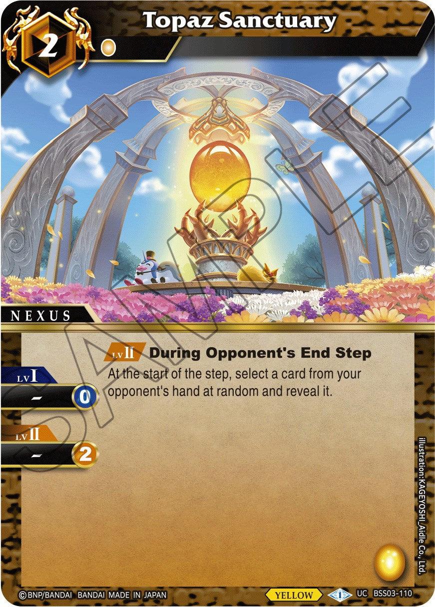 Topaz Sanctuary (BSS03-110) [Aquatic Invaders] - POKÉ JEUX