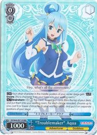 "Troublemaker" Aqua (KS/W49-E071R RRR) [KonoSuba] - POKÉ JEUX