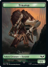 Tyranid (17) // Tyranid Gargoyle Double-Sided Token [Warhammer 40,000 Tokens] - POKÉ JEUX
