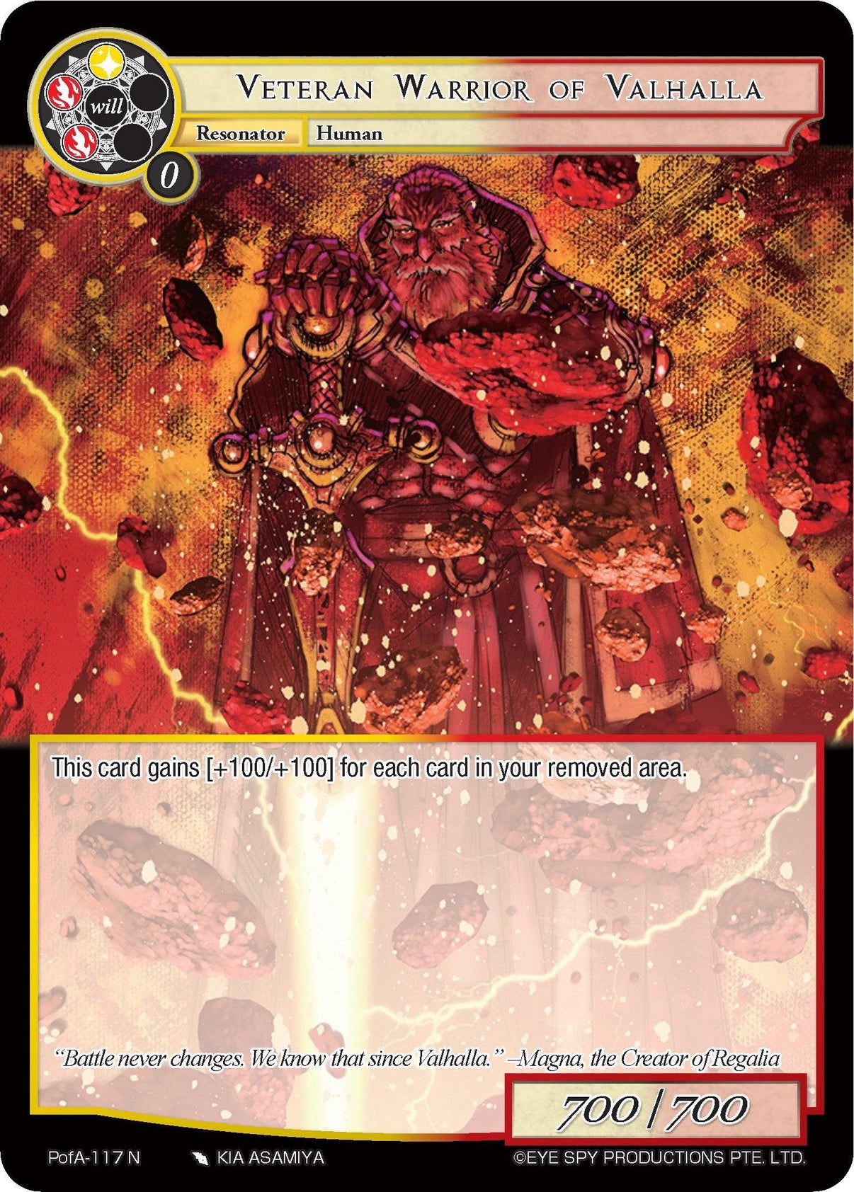 Veteran Warrior of Valhalla (PofA-117) [Alice Origin IV: Prologue of Attoractia] - POKÉ JEUX