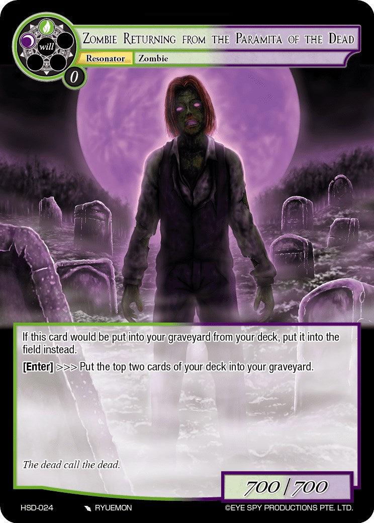 Zombie Returning from the Paramita of the Dead (HSD-024) [Starter Deck: Hero Cluster] - POKÉ JEUX